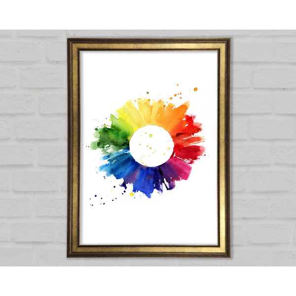 Perspections Regenbogen Sonne Gerahmter Druck Wayfair De